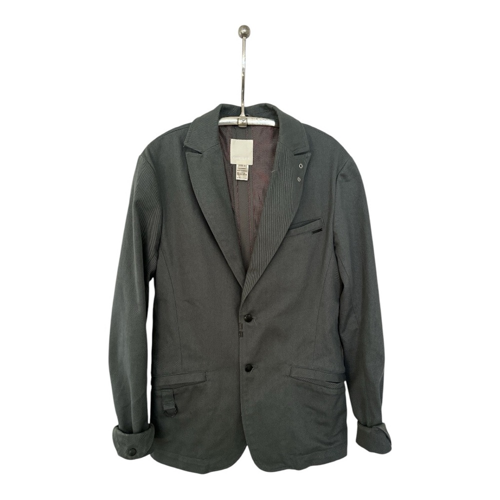 Diesel Gray Cotton Blazer